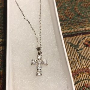 COPY - Sterling silver cross necklace